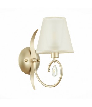 SLE111401-01 Бра Шампань/Шампань E14 1*40W FOGGIA-foto2