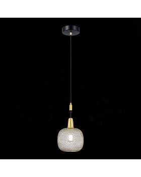 SLE1137-403-01 Подвес Черный, Золотистый/Желтый E14 1*60W ELITIS-foto4