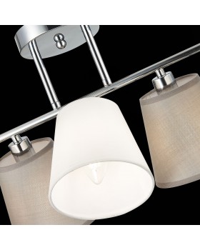 SLE300402-05 Люстра потолочная хром/белый, серый E14 5*40W PRATO-foto6