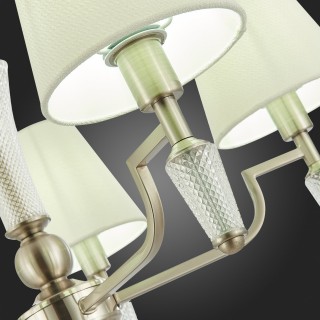 SLE105503-05 Люстра подвесная Никель/Белый E14 5*40W REIMO-foto12