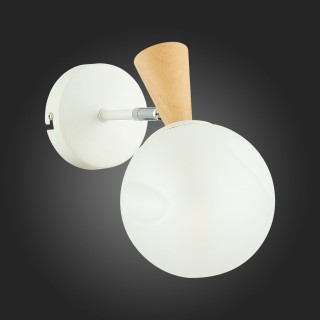 SLE220701-01 Бра Белый, Светлое дерево/Белый E14 1*40W CATANIA-foto6