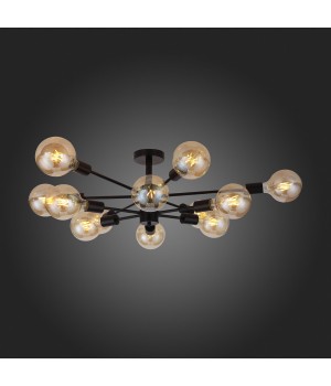SL419.402.12 Люстра потолочная Черный E27 12*60W ANO-foto9