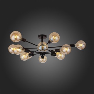 SL419.402.12 Люстра потолочная Черный E27 12*60W ANO-foto9