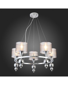 SLE107103-05 Светильник подвесной Хром/Серебристый E14 5*40W PAZIONE-foto7