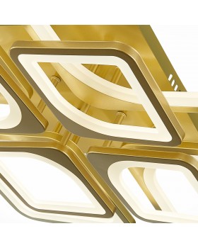 SLE500422-08 Светильник потолочный Золотистый/Белый LED 1*224W 3000-6000K VALIA-foto5