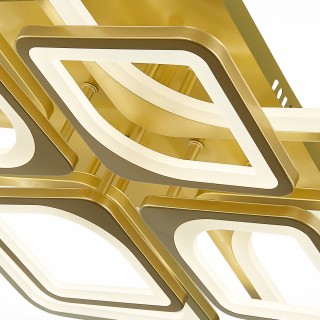 SLE500422-08 Светильник потолочный Золотистый/Белый LED 1*224W 3000-6000K VALIA-foto5