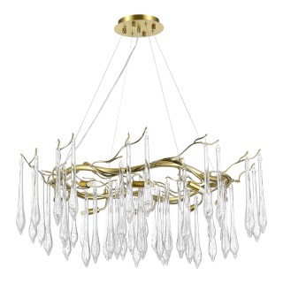 SL1660.203.10 Светильник подвесной ST-Luce Шампань/Шампань, Прозрачный G9 10*5W 4000K TEARDROPS-foto2