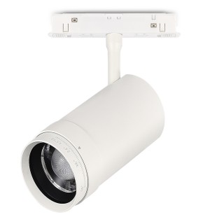 ST357.536.20 Магнитный трековый светильник ZOOM Белый LED 1*20W 3000K Lm Ra90 10-55° IP20 D60xH170 48VV SKYLINE 48-foto2