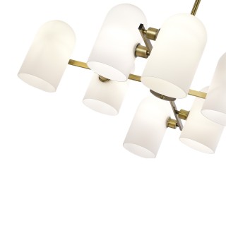 SLE1047-302-08 Люстра потолочная Бронза/Молочно-белый E14 8*40W NOBILIA-foto3