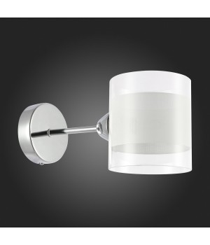 SLE102801-01 Бра Хром/Прозрачный, Белый E14 1*40W MIENTO-foto6