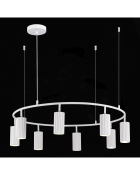 SL1213.503.08 Светильник подвесной ST-Luce Белый/Белый GU10 8*5W 4000K KENDO-foto5