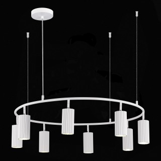 SL1213.503.08 Светильник подвесной ST-Luce Белый/Белый GU10 8*5W 4000K KENDO-foto5