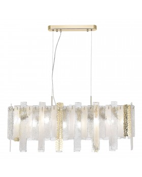 SL1636.203.08 Люстра подвесная ST-Luce Золотистый/Белый, Золотистый E14 8*40W SCOLARE-foto3