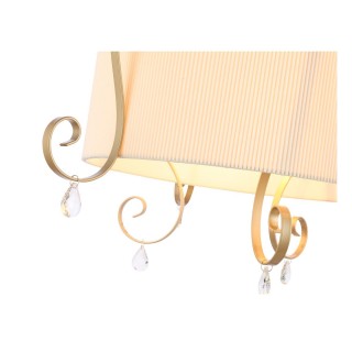 SL177.213.03 Люстра подвесная, потолочная Золотистый/Белый E14 3*40W AZZURRO-foto3