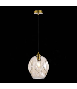 SL1188.313.01 Подвес ST-Luce Латунь/Коньячный E27 1*60W IDESIA-foto2