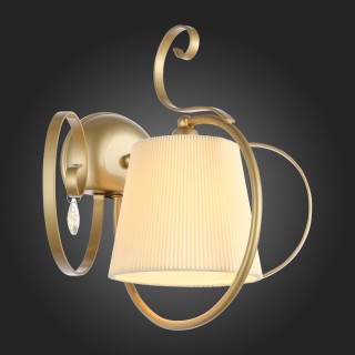 SL177.201.01 Бра Золотистый/Белый E14 1*40W AZZURRO-foto8