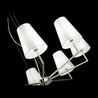 SLE105903-08 Светильник подвесной Никель/Белый E14 8*40W BELLINO-foto6