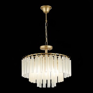 SLE260103-05 Люстра подвесная Шампань/Шампань, Прозрачный E14 5*40W REGGIO-foto5