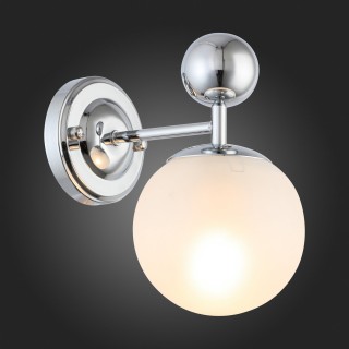 SLE106101-01 Светильник настенный Хром/Белый E27 1*60W PECHIO-foto5