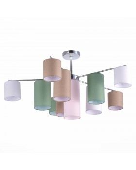 SLE300602-11 Люстра потолочная Хром/Белый, Бежевый, Зеленый E14 11*40W ESSENZA-foto2