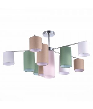 SLE300602-11 Люстра потолочная Хром/Белый, Бежевый, Зеленый E14 11*40W ESSENZA-foto2