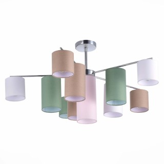 SLE300602-11 Люстра потолочная Хром/Белый, Бежевый, Зеленый E14 11*40W ESSENZA-foto2