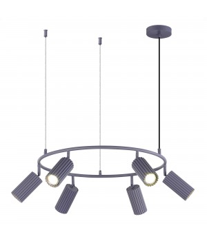 SL1213.703.06 Светильник подвесной ST-Luce Серый/Серый GU10 6*5W 4000K KENDO-foto3