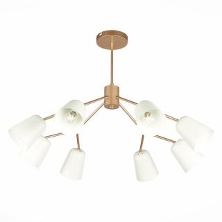 SLE155902-08 Люстра потолочная Золотистый/Белый E14 8*40W MARIO-foto17