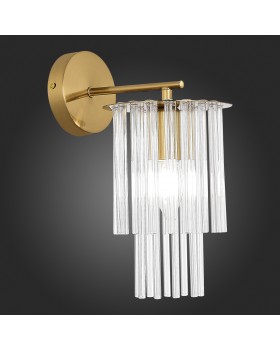 SLE1122-301-01 Светильник настенный Латунь/Прозрачный E14 1*40W LYNDEN-foto4