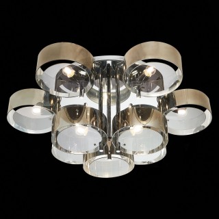 SL483.702.09 Светильник потолочный Хром/Дымчатый E27 9*40W FORESTA-foto9