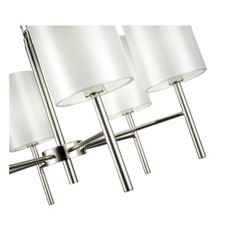 SLE107303-06 Светильник подвесной Никель/Белый E14 6*40W NOIA-foto3