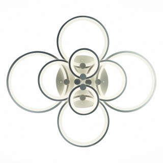 SLE200392-08 Светильник потолочный Серебристый/Белый LED 1*256W 3000-6000K LETO-foto5