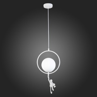 SLE115113-01 Светильник подвесной Белый/Белый E27 1*60W TENATO-foto7