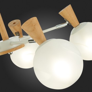 SLE220702-05 Люстра потолочная Белый, Светлое дерево/Белый E14 5*40W CATANIA-foto9