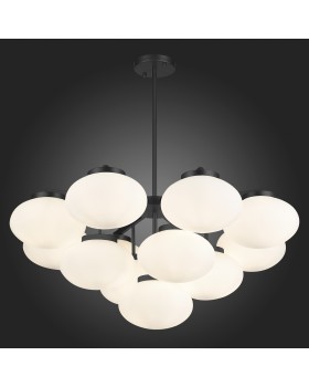 SL1503.403.13 Люстра подвесная ST-Luce Черный/Белый E27 13*40W MODICA-foto3