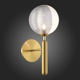 SLE1096-201-01 Бра Матовое золото/Белый, Дымчатый G9 1*5W AVEIRO-foto4