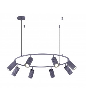 SL1213.703.08 Светильник подвесной ST-Luce Серый/Серый GU10 8*5W 4000K KENDO-foto3