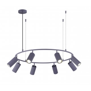 SL1213.703.08 Светильник подвесной ST-Luce Серый/Серый GU10 8*5W 4000K KENDO-foto3