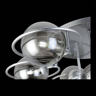 SL418.172.07 Люстра потолочная Серебристый/Дымчатый E27 7*60W GALIO-foto6