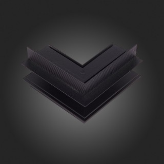 ST007.459.12 Внешний угол-соединитель для встраиваемого магнитного шинопровода под ГКЛ 12мм ST-Luce Черный SKYLINE 48-foto3