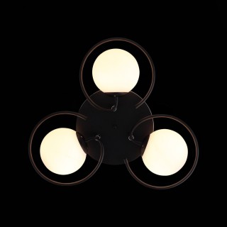 SL418.402.03 Люстра потолочная Черный/Белый E27 3*60W GALIO-foto6