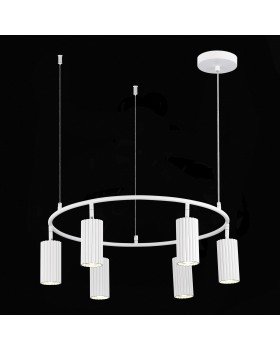 SL1213.503.06 Светильник подвесной ST-Luce Белый/Белый GU10 6*5W 4000K KENDO-foto3