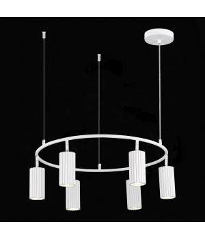 SL1213.503.06 Светильник подвесной ST-Luce Белый/Белый GU10 6*5W 4000K KENDO-foto3