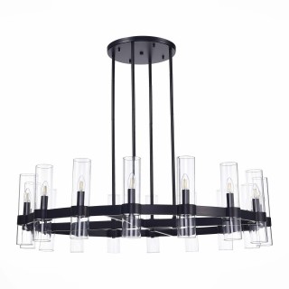 SL1237.403.16 Люстра подвесная ST-Luce Черный/Прозрачный E14 16*15W Isla-foto2
