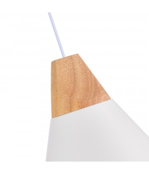 SLE125103-01 Подвес Белый/Белый, Светлое дерево E14 1*40W MODICA-foto3