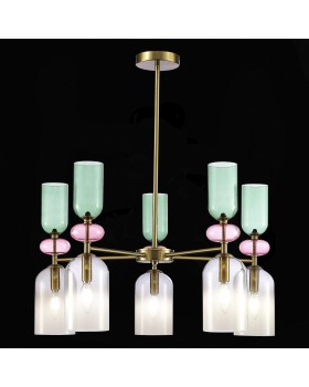 SL2000.202.05 Люстра потолочная ST-Luce Золотистый/Дымчатый E14 5*40W GEA-foto5