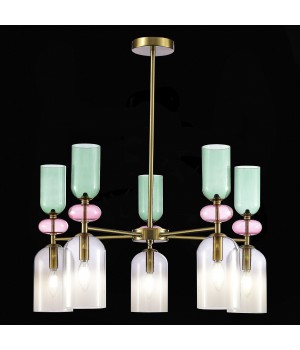 SL2000.202.05 Люстра потолочная ST-Luce Золотистый/Дымчатый E14 5*40W GEA-foto5