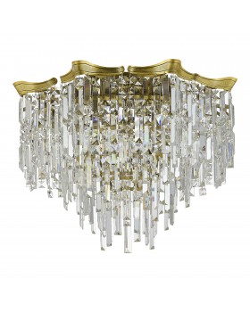 SL1659.302.07 Светильник потолочный ST-Luce Латунь/Прозрачный E14 7*60W OFELIA-foto2