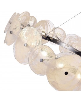 SL1658.103.22 Люстра подвесная ST-Luce Хром/Прозрачно-Белый G9 22*5W 4000K ELSA-foto3