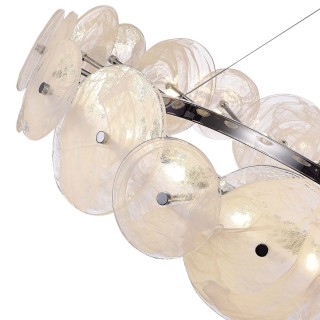 SL1658.103.22 Люстра подвесная ST-Luce Хром/Прозрачно-Белый G9 22*5W 4000K ELSA-foto3